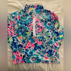 Lilly Pulitzer girls half-zip pullover